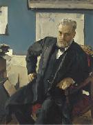 Valentin Serov Portrait d'Emanuel Nobel par Valentin Alexandrovich Serov Spain oil painting artist